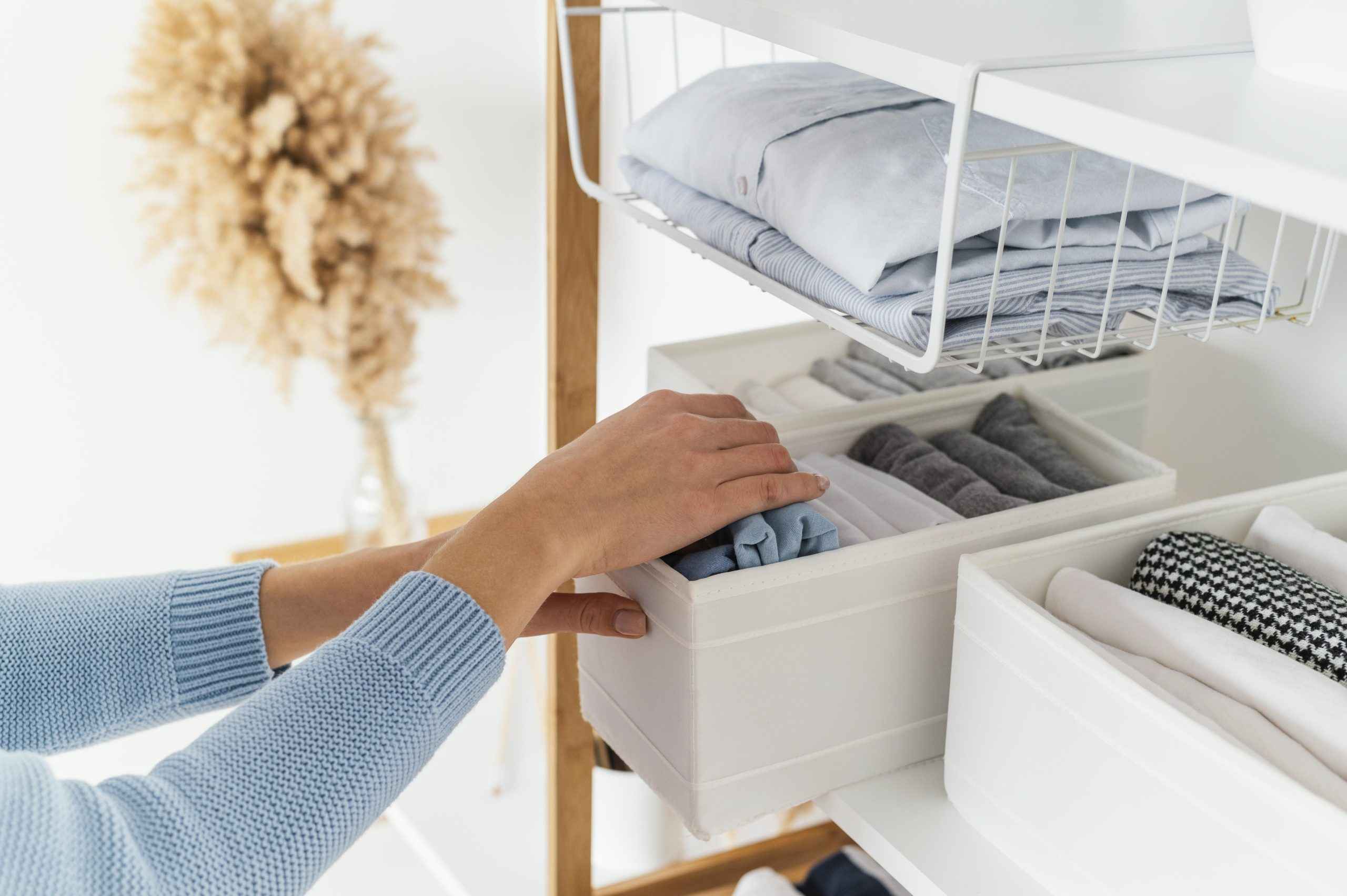 Organização de quarto pequeno
